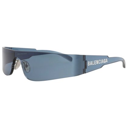 Balenciaga Unisex Blue Shield Sunglasses | Buy Online in South Africa | Noak