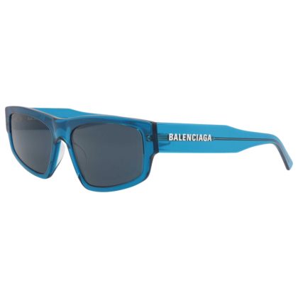 Balenciaga Unisex Blue Square Sunglasses | Buy Online in South Africa | Noak