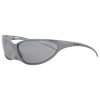 Balenciaga Unisex Grey Shield Sunglasses | Buy Online in South Africa | Noak