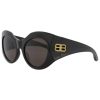 Balenciaga Unisex Blue Square Sunglasses | Buy Online in South Africa | Noak
