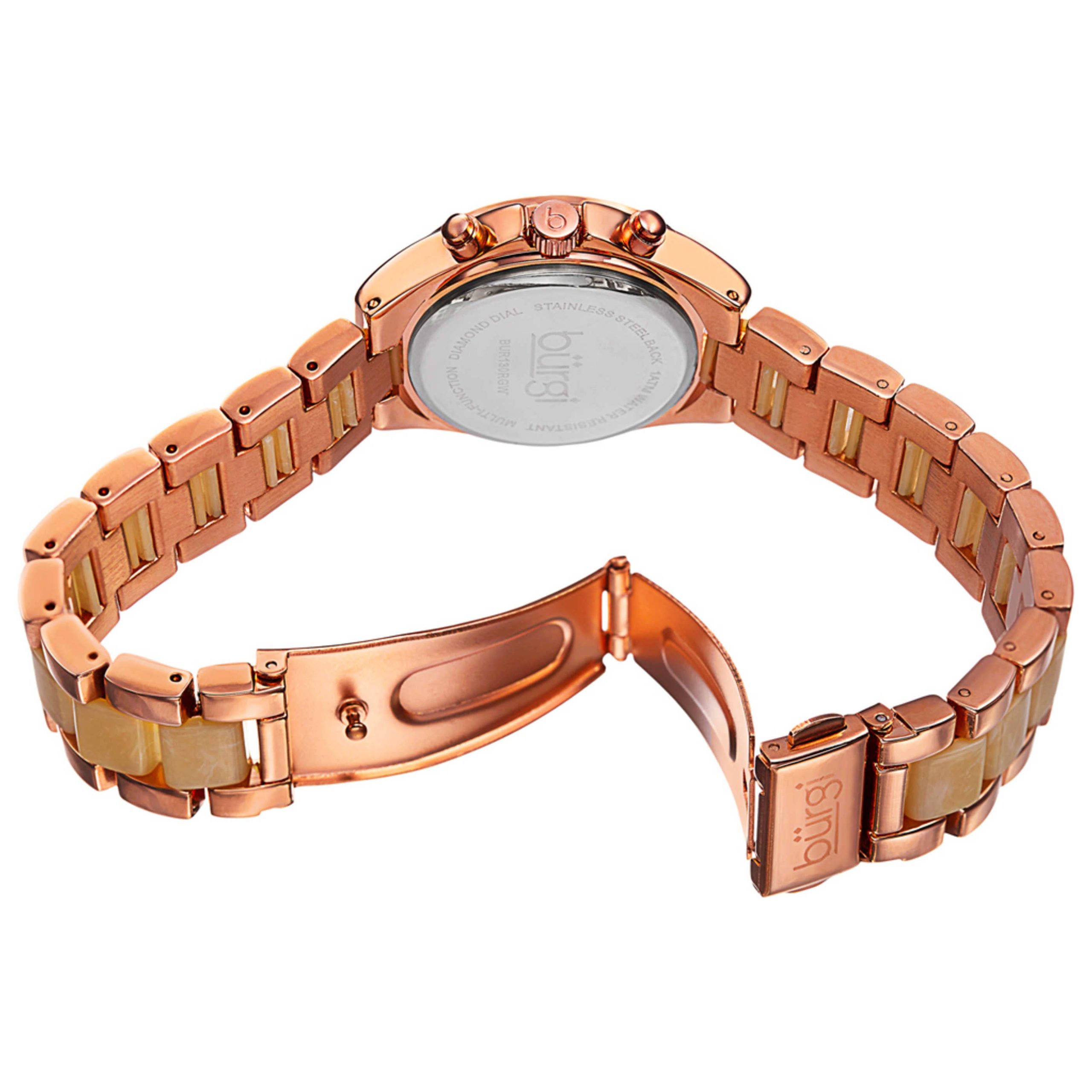 Burgi Classic Quartz Rose Gold Dial Women's Watch Burgi Classic Quartz Rose Gold Dial Women's Watch | Buy Online in South Africa | Noak