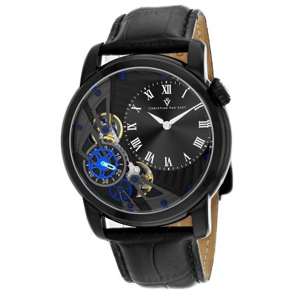 Christian Van Sant Sprocket Auto-Quartz Quartz Black Dial Men's Watch | Buy Online in South Africa | Noak