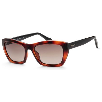 Ferragamo Fashion Women's Brown Cat-Eye Sunglasses | Buy Online in South Africa | Noak