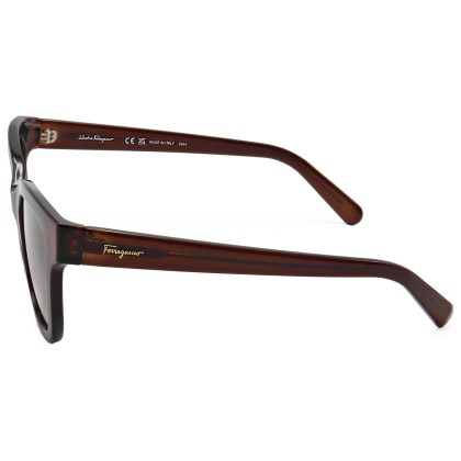Ferragamo Fashion Women's Brown Square Sunglasses | Buy Online in South Africa | Noak