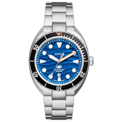 Fossil Breaker Quartz Blue Dial Men's Watch | Buy Online in South Africa | Noak