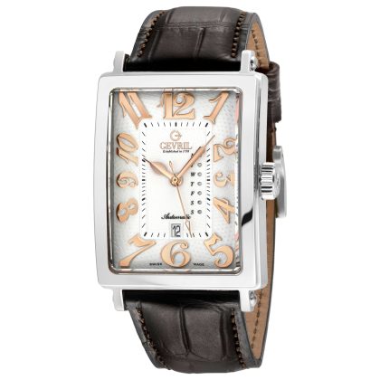 Gevril Avenue of Americas Automatic White Dial Men's Watch | Buy Online in South Africa | Noak