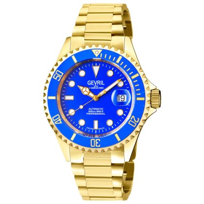 Gevril Wall Street Automatic Blue Dial Men's Watch | Buy Online in South Africa | Noak