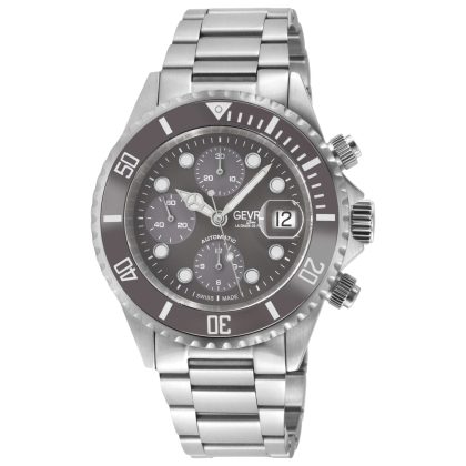 Gevril Wall Street Chrono Automatic Grey Dial Men's Watch | Buy Online in South Africa | Noak