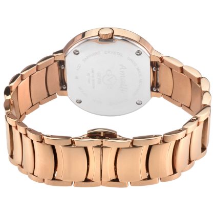 GV2 by Gevril Amalfi Quartz Black Mother-of-Pearl Dial Women's Watch | Buy Online in South Africa | Noak