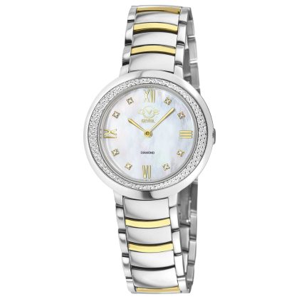 GV2 by Gevril Amalfi Quartz White Mother-of-Pearl Dial Women's Watch | Buy Online in South Africa | Noak