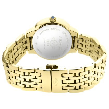 GV2 by Gevril Astor II Diamond Quartz Blue Mother-of-Pearl Dial Women's Watch | Buy Online in South Africa | Noak