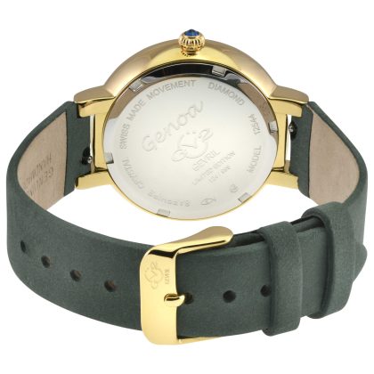 GV2 by Gevril Genoa Diamond Quartz Green Mother-of-Pearl Dial Women's Watch | Buy Online in South Africa | Noak