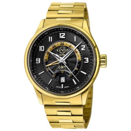 GV2 by Gevril Giromondo Quartz Black Dial Men's Watch | Buy Online in South Africa | Noak