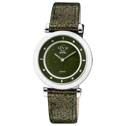 GV2 by Gevril Lombardy Diamond Quartz Black Dial Women's Watch | Buy Online in South Africa | Noak