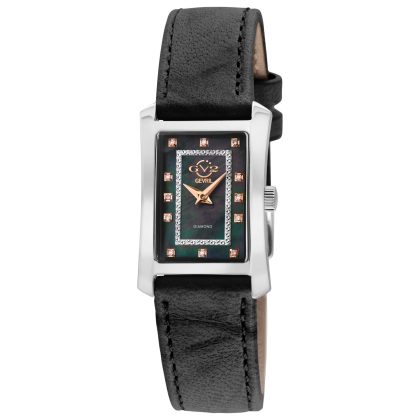 GV2 by Gevril Luino Diamond Quartz Black Mother-of-Pearl Dial Women's Watch | Buy Online in South Africa | Noak