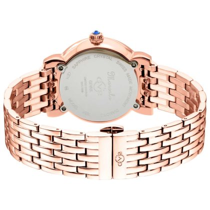 GV2 by Gevril Marsala Diamond Quartz White Mother-of-Pearl Dial Women's Watch | Buy Online in South Africa | Noak