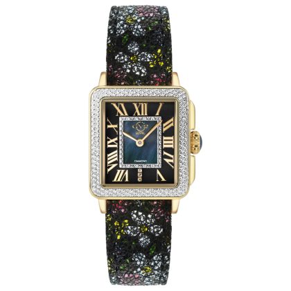 GV2 by Gevril Padova Diamond Quartz Black Mother-of-Pearl Dial Women's Watch | Buy Online in South Africa | Noak