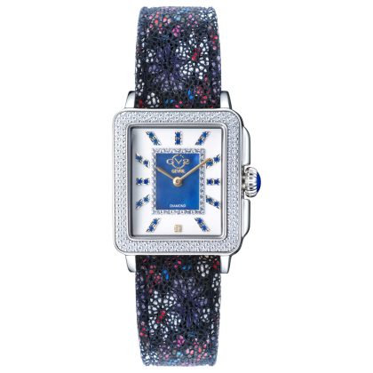 GV2 by Gevril Padova Diamond Quartz Blue Mother-of-Pearl Dial Women's Watch | Buy Online in South Africa | Noak