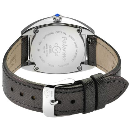 GV2 by Gevril Palermo Diamond Quartz Black Mother-of-Pearl Dial Women's Watch | Buy Online in South Africa | Noak