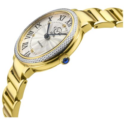 GV2 by Gevril Rome Brillante Quartz White Dial Women's Watch | Buy Online in South Africa | Noak