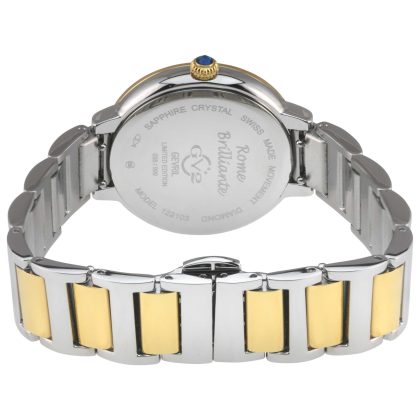 GV2 by Gevril Rome Brillante Quartz White Dial Women's Watch | Buy Online in South Africa | Noak
