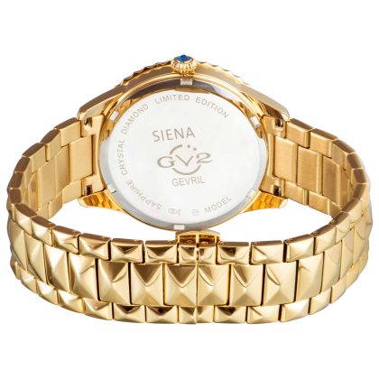 GV2 by Gevril Siena Diamond Quartz White Mother-of-Pearl Dial Women's Watch | Buy Online in South Africa | Noak
