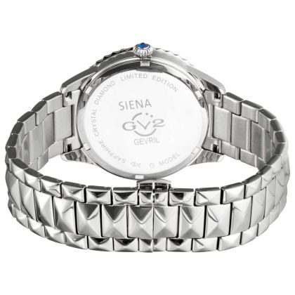 GV2 by Gevril Siena Diamond Quartz White Mother-of-Pearl Dial Women's Watch | Buy Online in South Africa | Noak