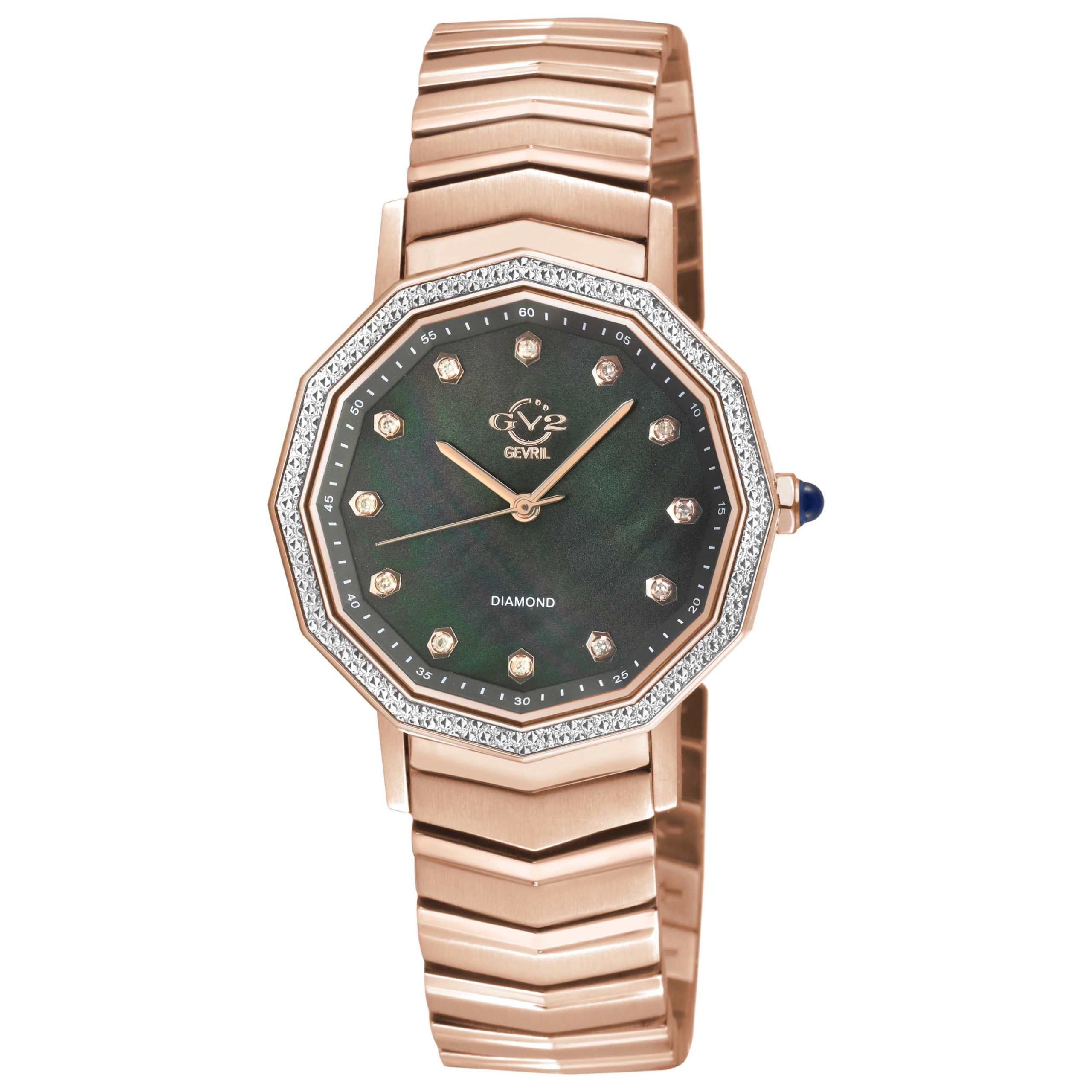 GV2 by Gevril Spello II Quartz Black Mother-of-Pearl Dial Women's Watch GV2 by Gevril Spello II Quartz Black Mother-of-Pearl Dial Women's Watch | Buy Online in South Africa | Noak