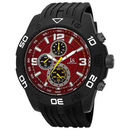 Joshua & Sons Quartz Red Dial Men's Watch | Buy Online in South Africa | Noak