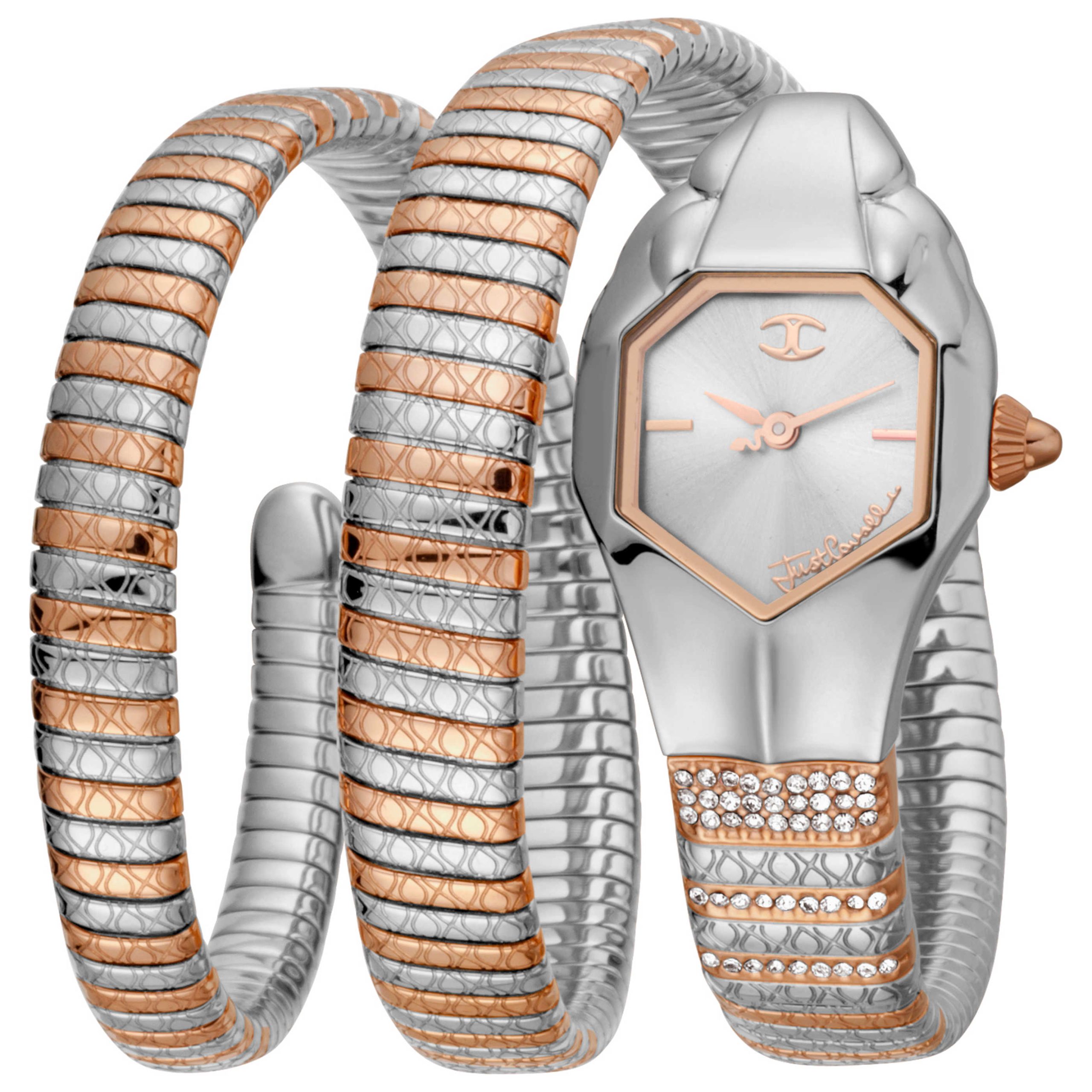 Just Cavalli Glam Snake Quartz Silver Dial Women's Watch Just Cavalli Glam Snake Quartz Silver Dial Women's Watch | Buy Online in South Africa | Noak