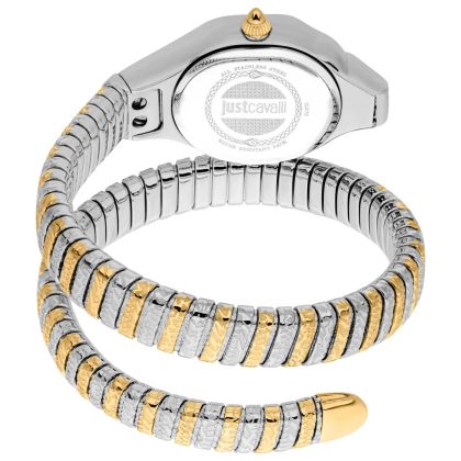 Just Cavalli Signature Snake Quartz Champagne Dial Women's Watch | Buy Online in South Africa | Noak