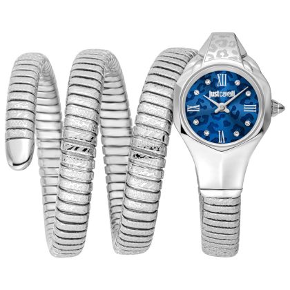 Just Cavalli Signature Snake Quartz Dark Blue Dial Women's Watch | Buy Online in South Africa | Noak
