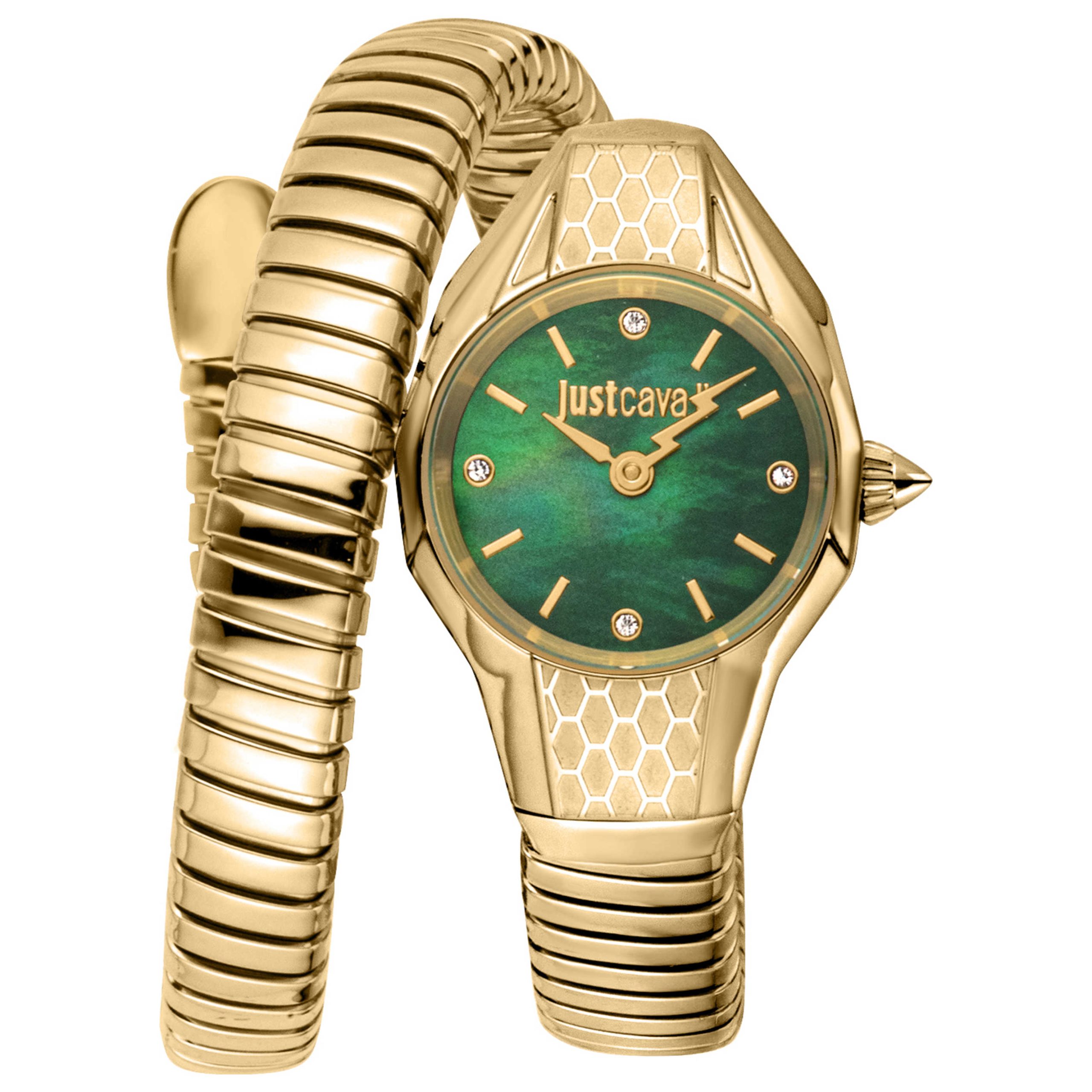 Just Cavalli Snake Quartz Green Mother-of-Pearl Dial Women's Watch Just Cavalli Snake Quartz Green Mother-of-Pearl Dial Women's Watch | Buy Online in South Africa | Noak
