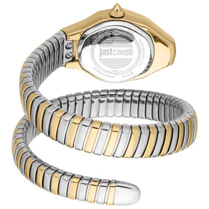Just Cavalli Snake Quartz White Mother-of-Pearl Dial Women's Watch | Buy Online in South Africa | Noak
