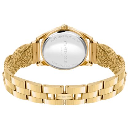 Kenneth Cole Quartz Yellow Mother-of-Pearl Dial Women's Watch | Buy Online in South Africa | Noak