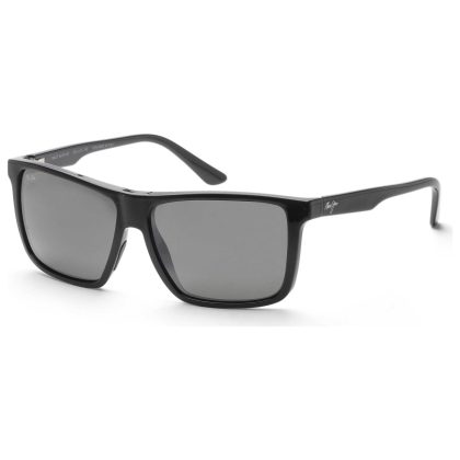 Maui Jim Mamalu Bay Unisex Polarized Black Rectangular Sunglasses | Buy Online in South Africa | Noak