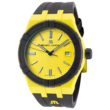 Maurice Lacroix Aikon #Tide Quartz Yellow Dial Men's Watch | Buy Online in South Africa | Noak