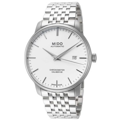 Mido Baroncelli III Automatic White Dial Men's Watch | Buy Online in South Africa | Noak