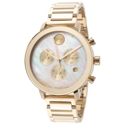 Movado Bold Evolution Quartz Yellow Mother-of-Pearl Dial Women's Watch | Buy Online in South Africa | Noak