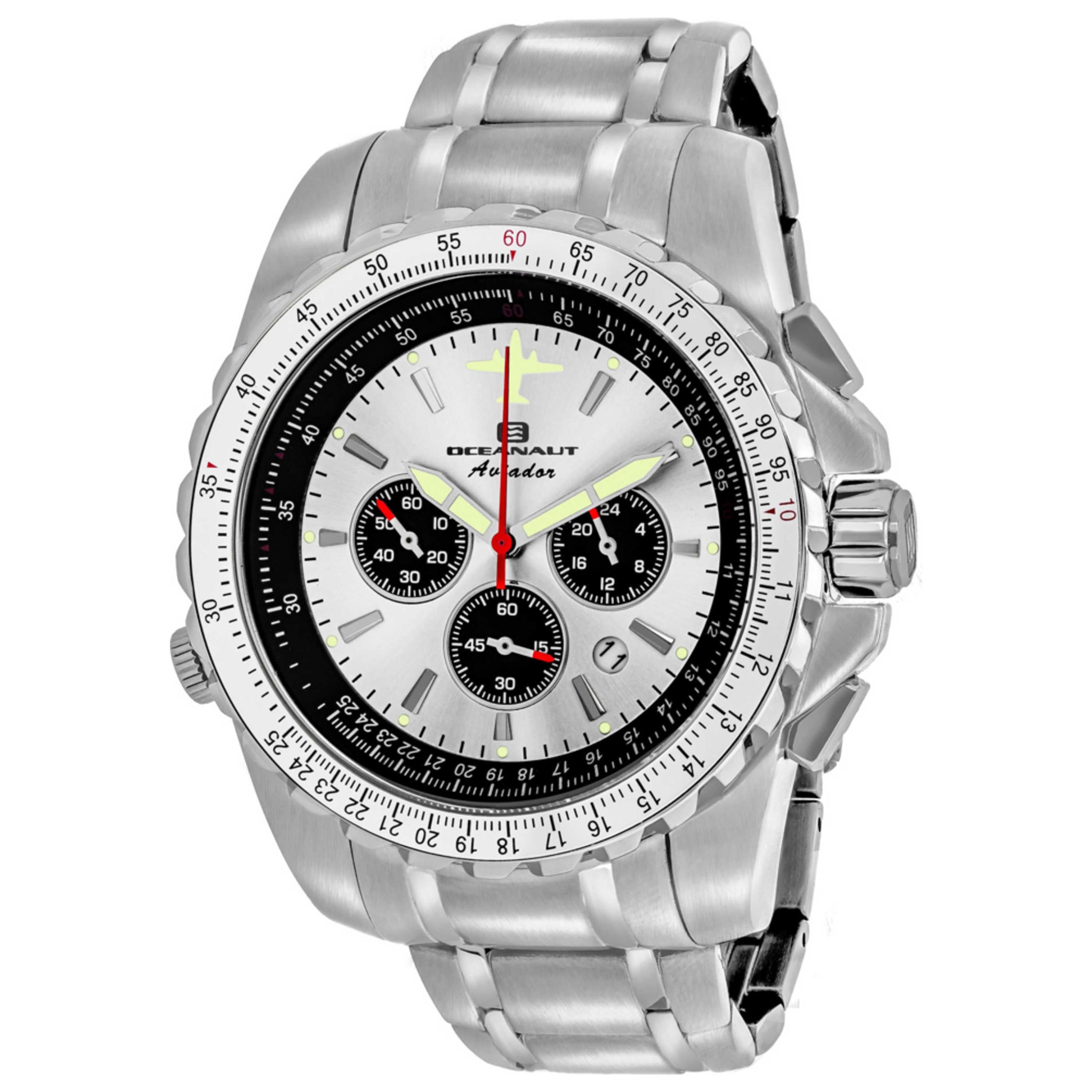 Oceanaut Aviador Pilot Quartz Silver Dial Men's Watch Oceanaut Aviador Pilot Quartz Silver Dial Men's Watch | Buy Online in South Africa | Noak