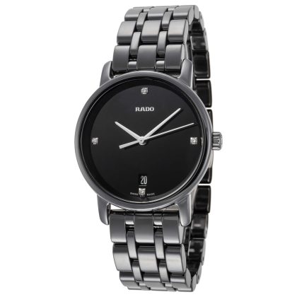 Rado DiaMaster Quartz Black Dial Women's Watch | Buy Online in South Africa | Noak