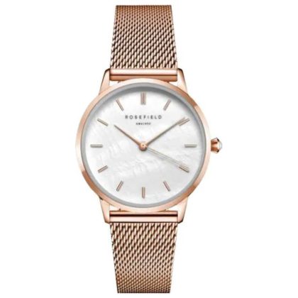 Rosefield Pearl Edit Quartz White Mother-of-Pearl Dial Women's Watch | Buy Online in South Africa | Noak