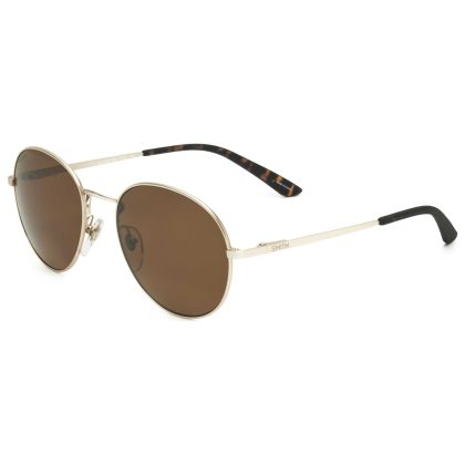 Smith Optics Unisex Gold Round Sunglasses | Buy Online in South Africa | Noak