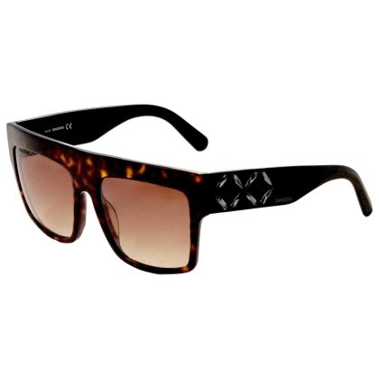 Swarovski Women's Brown Square Sunglasses | Buy Online in South Africa | Noak