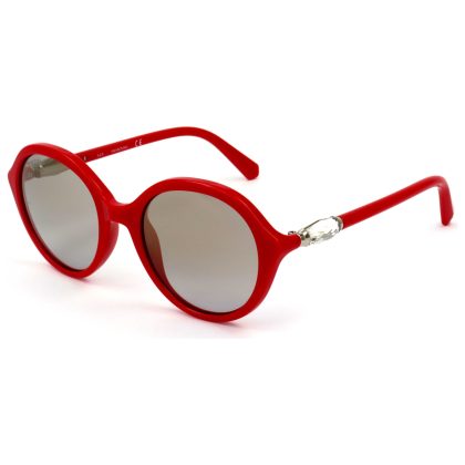 Swarovski Women's Red Round Sunglasses | Buy Online in South Africa | Noak