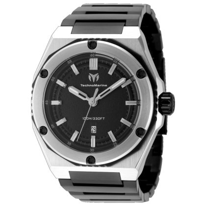 TechnoMarine Coral Legacy Quartz Black Dial Men's Watch | Buy Online in South Africa | Noak