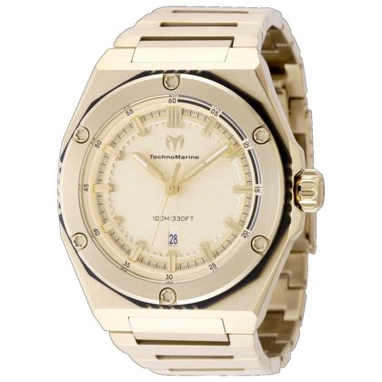TechnoMarine Coral Legacy Quartz Gold Dial Men's Watch | Buy Online in South Africa | Noak