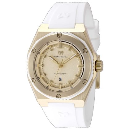 TechnoMarine Coral Legacy Quartz Gold Dial Women's Watch | Buy Online in South Africa | Noak