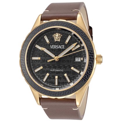 Versace Hellenyium Automatic Black Dial Men's Watch | Buy Online in South Africa | Noak