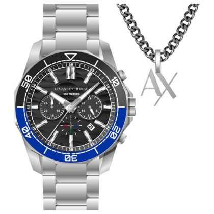 Armani Exchange Spencer Quartz Black Dial Men's Watch Armani Exchange Spencer Quartz Black Dial Men's Watch | Buy Online in South Africa | Noak